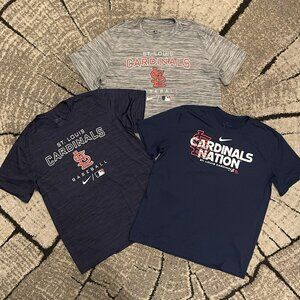 Set of 3 Men's Size XL Nike Cardinals Tees
